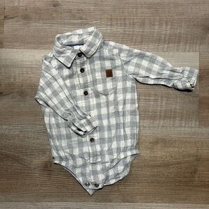 Baby boys Carters plaid shirt